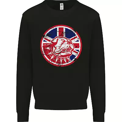 Union Jack British Bulldog St Georges Day Mens Sweatshirt Jumper • £20.99