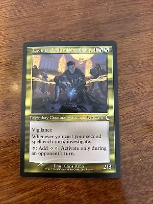 Lavinia Foil To Conspiracy X1 Mtg Foil Retro Frame Launch Promo Clue Nm • $2