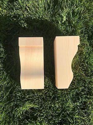 £27 • Buy Wooden Corbels (Shelf Brackets) Solid Pine Style BB (1 Pair)