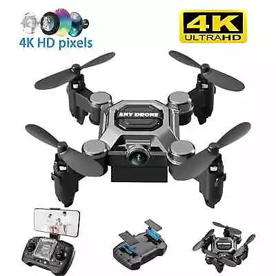 Mini Foldable Drone With 4K HD Camera For Kids And Adults FPV RC Quadcopter • $49.99