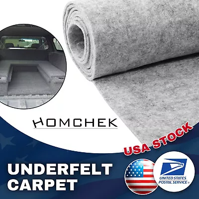 Light Gray 2Mx1M Underfelt Carpet Non-Woven Fabric Underlay Floor Cabin Renovate • $16.99
