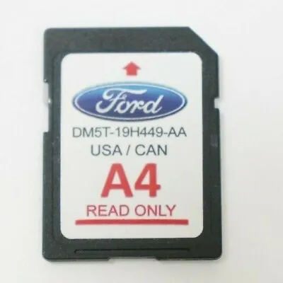 14 Ford Escape F-150 Navigation SD Card A4 USA Canada GPS Map DM5T-19H449-AA OEM • $31.53