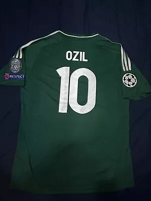 Ozil 10 Real Madrid 12/13 Third Jersey Champions League Size XL German Player • $160