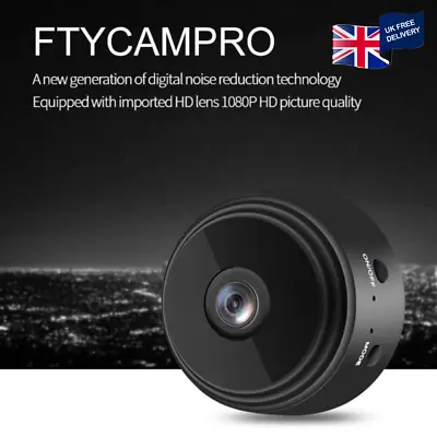A9 Spy Camera HD 1080P  Mini Wireless Cam WIFI Home Security Camera Night Vision • £9.99