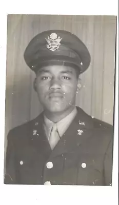 Vintage Found Small Portrait African American Military Man Photo Gay Interest • $12.90