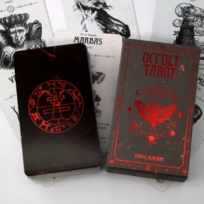 78PCS Occult Tarot Cards English Version Fun Divination Fate Games For Beginner • £8.58