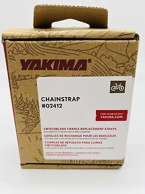 Pair (2) Yakima Chainstraps Bicycle Hitch Rack 8-Hole Rubber Chain Straps 02412 • $12