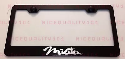 Miata Stainless Steel Finished License Plate Frame Holder Rust Free • $12.99