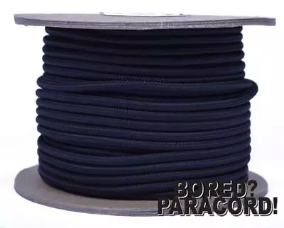 Black 1/8 Shock Cord 100 Foot Spool - Marine Grade Shock / Bungee / Stretch Cor • $27.14