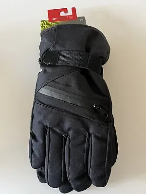 Tek Gear Mens Sm/Med Gloves NWT $28 Black 3M Thinsulate Touch Screen • $9.99