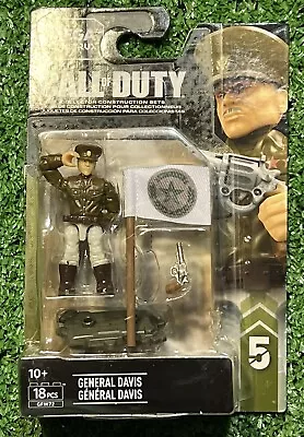 New Mega Construx Call Of Duty Series 5 General Davis Figure Sealed 2019 HTF • $16.84