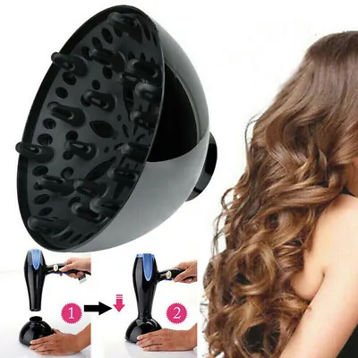 $5.93 • Buy Universal Blower Diffuser Tool Hairdressing Curly Professional Hair Dryer Salon