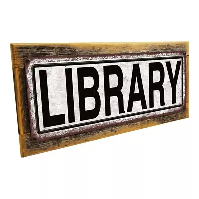 Library Metal Sign; Wall Decor For Home And Office • $29.99