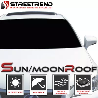 35  Smoke Tint Sun/Moon Roof Window Sunroof Visor Vent Rain/Wind Deflector SH8 • $43.70