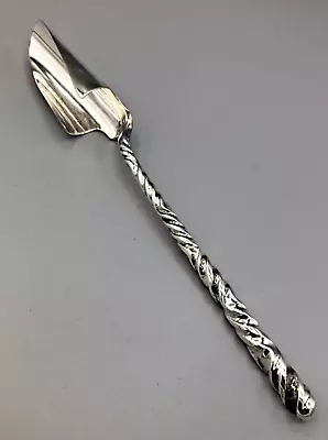 Twist By Whiting Sterling Silver Large Cheese Or Marrow Scoop 8.75  Heavy Piece • $145