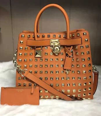 Michael Kors Studded Hamilton Purse With Coin Wallet • $378