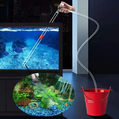£10.70 • Buy Aquarium Gravel Vacuum Cleaner Sand Fish Tank Cleaning Syphon Water