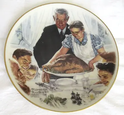 Norman Rockwell Freedom From Want 1976 Limited Edition Collector's Plate Gorham • $14.99