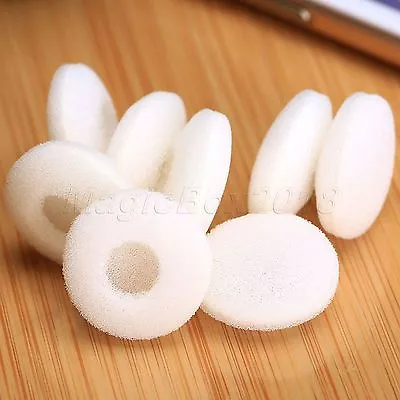 30X White Replacement Headphone Ear Pads  Ear Phone Earbud Foam Pad Cover Sponge • £1.19