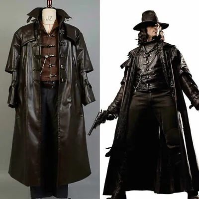 Abraham Van Helsing Costume Hunter Of Monsters Cosplay Vampire Hunter Outfit • $99