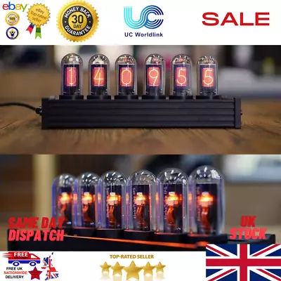 £95.95 • Buy EleksTube IPS TubeClock Home Decor  Display DIY Picture Nixie TubeClock UK Stock