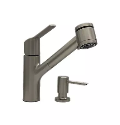 MOEN Sombra Single-Handle Pull-Out Sprayer Kitchen Faucet Stainless • $94.95