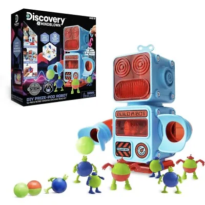 Discovery Mindblown DIY Prize-Pod Robot 52-pc Retro Vending Machine Build Kit • $22