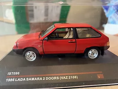 Rare Ist Ist096 Models 1/43 Car Model: 1986 Lada Samara 2 Door Vaz2108 In Red • $62.17