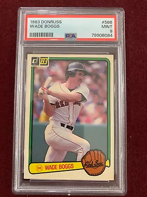 Wade Boggs 1983 Donruss Rookie Card RC PSA 9 Mint • $34