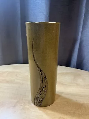 Vintage Japanese Pottery Cylinder Ikebana Vase • $38