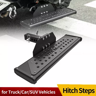 Rear Bumper Trailer Towing Hitch Step Bar Guard For 2  Receiver 27  W X 6.5  OD • $69.80