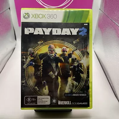 🇦🇺 Payday 2 Xbox 360 Game Complete With Manual PAL Shooter Action VGC • $8.99