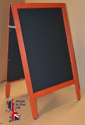 SANDWICH A-BOARD WITH TERACCOTA FRAME AND BLACKBOARD FOR CHALK PENS Specials UK • £29.99