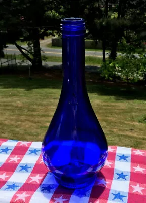 ACQUA DELLA MADONNA Cobalt Blue Teardrop Shaped Bottle - Made In Italy • $19.99