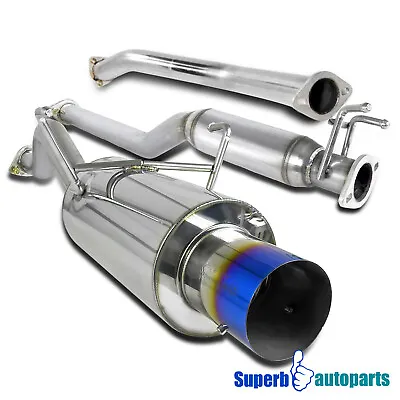 Fits 2001-2005 Honda Civic 2/4Dr 4  Tip Exhaust Catback System • $168.98