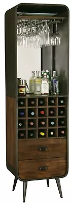 Howard Miller Aged Century Wine & Bar Cabinet 695264 Home Metal Bar Storage • $1399