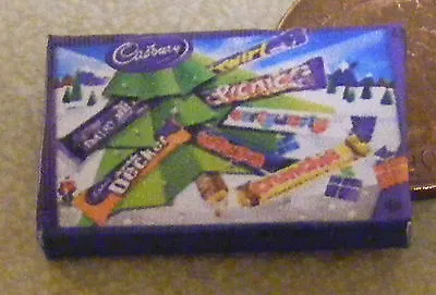 1:12 Scale Empty Cadbury Selection Box Tumdee Dolls House Miniature Christmas M • £1.75