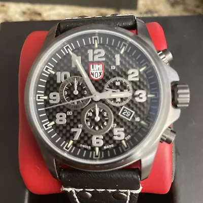 Luminox Atacama Field Date 45mm Steel Black Dial Mens Quartz Watch XL.1921 • $299