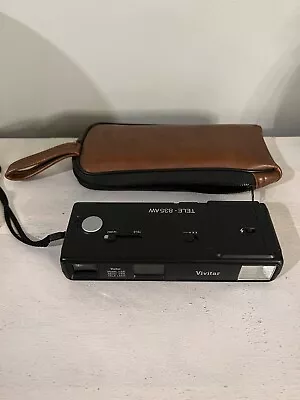 Vintage Vivitar Tele-835 AW Point And Shoot 110 Film Pocket Camera W/Case • $9.95