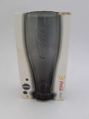 COCA COLA Purple Glass Drinking Glass McDonalds 2013. Made In France. • $5.18