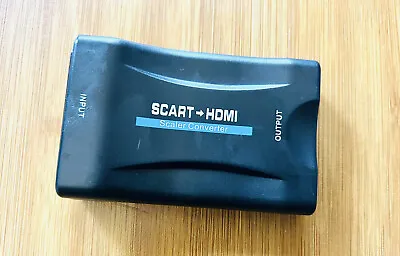 SCART Portable Mini HD 1080P HDMI To SCART Video Audio Composite Converter • $11