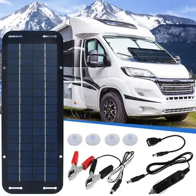 30W Watt Flexible Solar Panel 12V Battery Charger Kit Car Camping DIY RV Marine • £12.95
