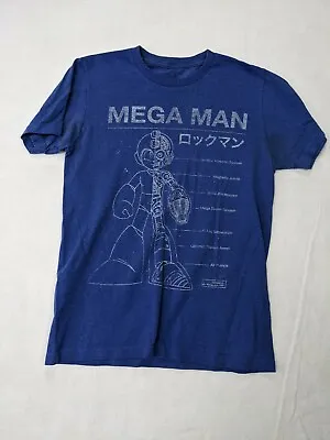 Mega Man T Shirt Adult Sz S Blue • $14.11