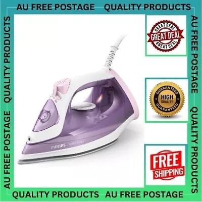 Philips 3000 Series Steam Iron | Pink 2000W Steam Boost | FREE SHIPPING AU  • $46.99