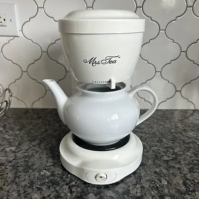 Mrs Tea Hot Tea Maker Electric By Mr Coffee 6 Cup Teapot Ceramic Pot No Lid • $45