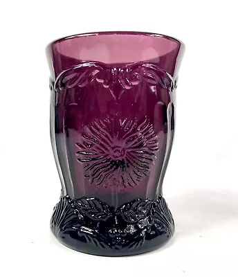 Mosser Amethyst  Glass Tumbler Dahlia Pattern • $13.99