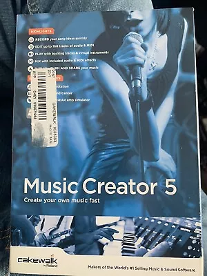 Cakewalk Music Creator 5 SOFTWARE Roland Create Your Own Music PC Windows • $20