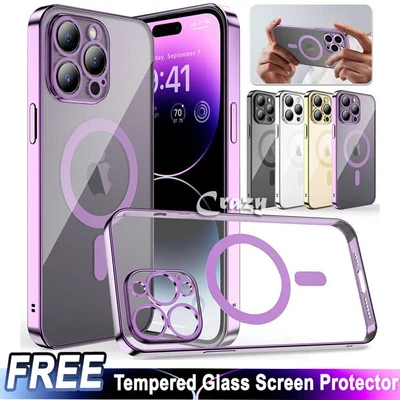 $8.99 • Buy For IPhone 15 14 13 12 11 Pro Max 8 Plus SE XS XR Case MagSafe Shockproof Cover