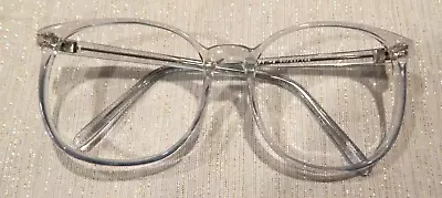 Vintage VALUE EYEWEAR Preppy P3 Light Blue (8) 56/22 Plastic Eyeglass Frame NOS • $9.99