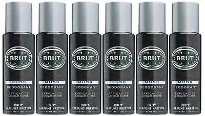 Brut Deodorant Spray Musk 200ML X 6 • £15.97